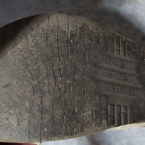 Mephisto Helen leather sandals animal print, size 8 - Picture 7 of 8